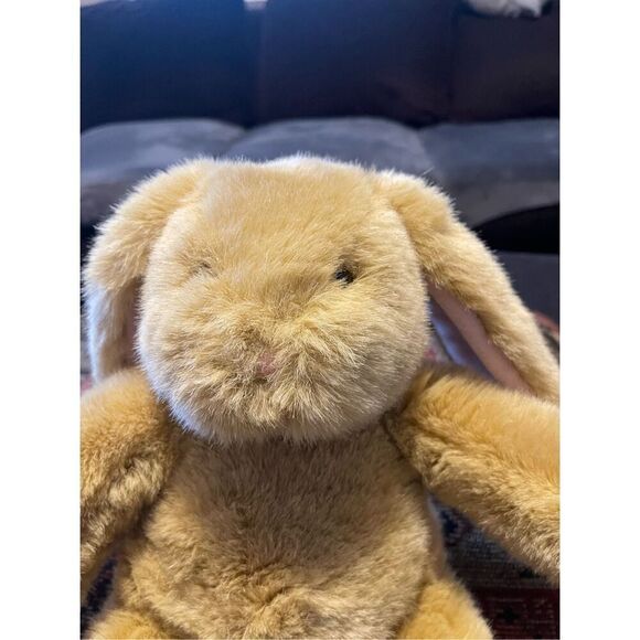 Stuffed With Hugs and Good Wishes Bunny Plush Toy Pink Robe Slippers Build a Bea - Picture 14 of 15